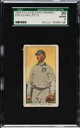 1909 E95 Philadelphia Caramel Ed Willetts SGC GOOD 30