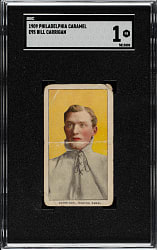 1909 E95 Philadelphia Caramel Bill Carrigan SGC POOR 1
