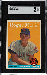 1958 Topps #47 Roger Maris Rookie SGC GOOD 2