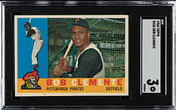 1960 Topps #326 Roberto Clemente SGC VG 3