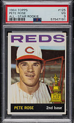 1964 Topps #125 Pete Rose PSA VG 3