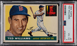 1955 Topps #2 Ted Williams PSA VG-EX 4