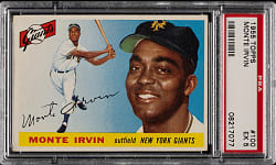 1955 Topps #100 Monte Irvin PSA EX 5