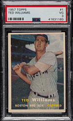 1957 Topps #1 Ted Williams PSA VG 3
