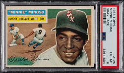 1956 Topps #125 Minnie Minoso Gray Back PSA EX-MT 6