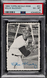 1969 Topps Deckle Edge #31 Willie McCovey PSA EX-MT 6