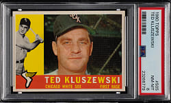 1960 Topps #505 Ted Kluszewski PSA NM-MT 8
