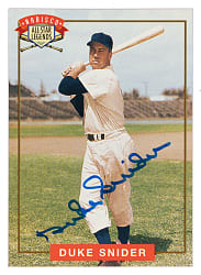 Signed 1994 Nabisco Duke Snider