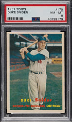1957 Topps #170 Duke Snider PSA NM-MT 8