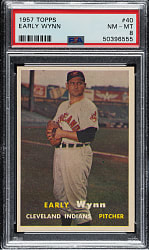 1957 Topps #40 Early Wynn PSA NM-MT 8
