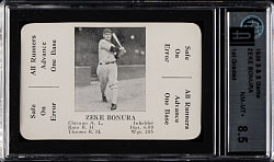 1936 S & S Game Card Zeke Bonura GAI NM-MT+ 8.5