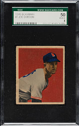 1949 Bowman #7 Joe Dobson SGC VG/EX 50