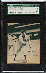 1934-1936 R318 Batter-Up #174 Wess Ferrell SGC EX+ 70