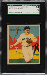 1934-1936 R327 Diamond Stars #29 Red Rolfe SGC NM 84