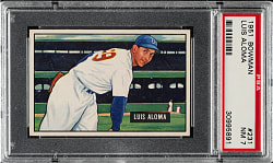 1951 Bowman #231 Luis Aloma PSA NM 7