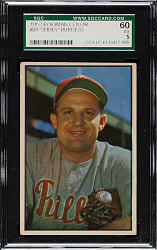 1953 Bowman Color #28 Smoky Burgess SGC EX 60