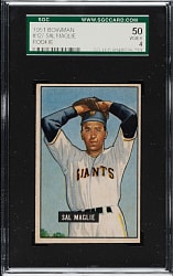1951 Bowman #127 Sal Maglie SGC VG/EX 50