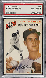1954 Topps #36 Hoyt Wilhelm PSA NM-MT 8