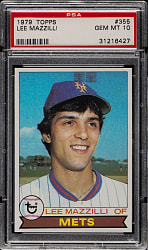1979 Topps #355 Lee Mazzilli PSA GEM MINT 10