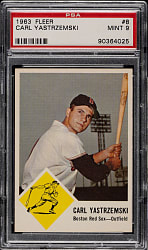 1963 Fleer #8 Carl Yastrzemski PSA MINT 9