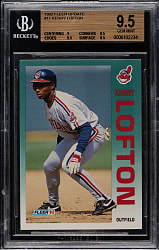 1992 Fleer Update #U-17 Kenny Lofton BGS GEM MINT 9.5