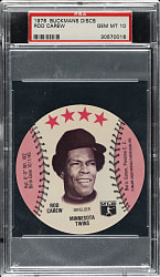 1976 Buckmans Discs Rod Carew PSA GEM MINT 10