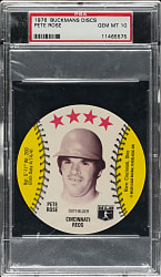 1976 Buckmans Discs Pete Rose PSA GEM MINT 10