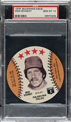 1976 Buckmans Discs Mike Schmidt PSA GEM MINT 10