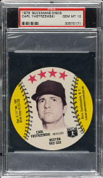 1976 Buckmans Discs Carl Yastrzemski PSA GEM MINT 10
