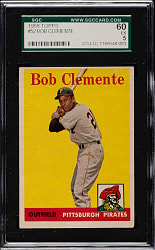 1958 Topps #52 Roberto Clemente SGC EX 60