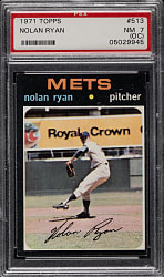 1971 Topps #513 Nolan Ryan PSA NM 7 (OC)