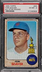 1968 Topps #45 Tom Seaver PSA EX-MT 6