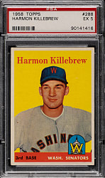 1958 Topps #288 Harmon Killebrew PSA EX 5