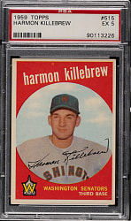 1959 Topps #515 Harmon Killebrew PSA EX 5