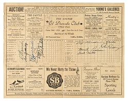 1938 New York Yankees vs. St. Louis Cardinals Multi-Signed Scorecard with Lefty Gomez, Dizzy Dean, and Red Ruffing