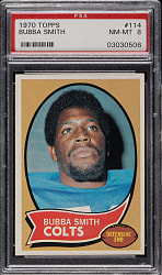1970 Topps Football #114 Bubba Smith PSA NM-MT 8
