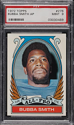 1972 Topps Football #278 Bubba Smith All-Pro PSA MINT 9