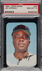 1969 Topps Super #42 Joe Morgan PSA GEM MINT 10