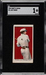 1909 E92 Croft's Cocoa Joe Tinker SGC POOR 1