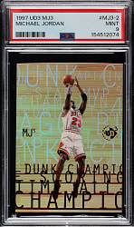 1997-1998 Upper Deck UD3 MJ3 Basketball #MJ3-2 Michael Jordan PSA MINT 9