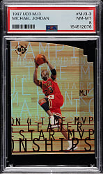 1997-1998 Upper Deck UD3 MJ3 Basketball #MJ3-3 Michael Jordan PSA NM-MT 8