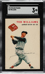 1954 Wilson Franks Ted Williams SGC VG 3