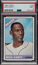 1966 Topps #153 Rico Carty PSA MINT 9
