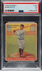 1933 R319 Goudey #144 Babe Ruth PSA FAIR 1.5
