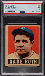 1948-1949 Leaf #3 Babe Ruth PSA POOR 1