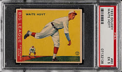 1933 R319 Goudey #60 Waite Hoyt PSA EX 5