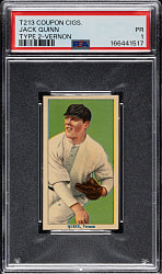 1914 T213 Coupon Cigarettes (Type 2) Jack Quinn Vernon PSA POOR 1