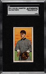 1909-1911 T206 White Border Foley White Southern Leaguer SGC Authentic - Old Mill Back