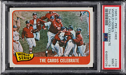 1965 O-Pee-Chee #139 World Series The Cards Celebrate PSA MINT 9