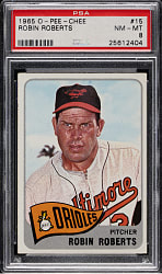 1965 O-Pee-Chee #15 Robin Roberts PSA NM-MT 8